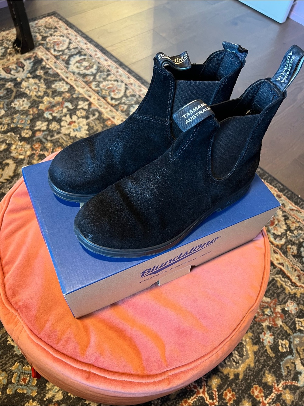 Blundstone Original Black Suede Boots